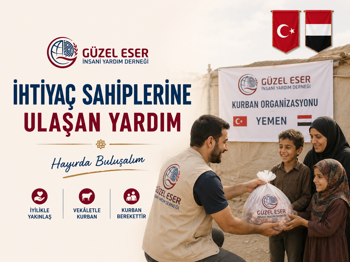 Kurban eti dağıtımı